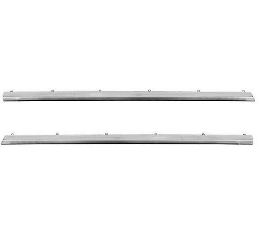 1965 65 Chevelle Rocker Panel Molding w/ Clips - SS - Pair / 2 PCS 