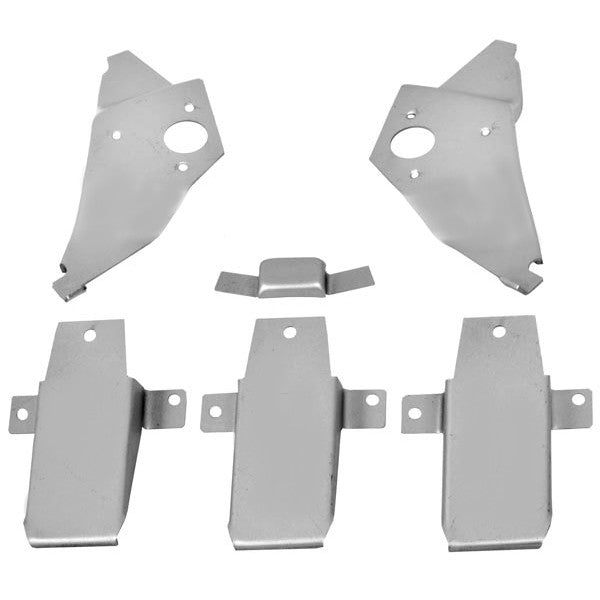 1967 68 Mustang Fastback Roof Bracket Set 6 Piece Weld Through Primer Dynacorn