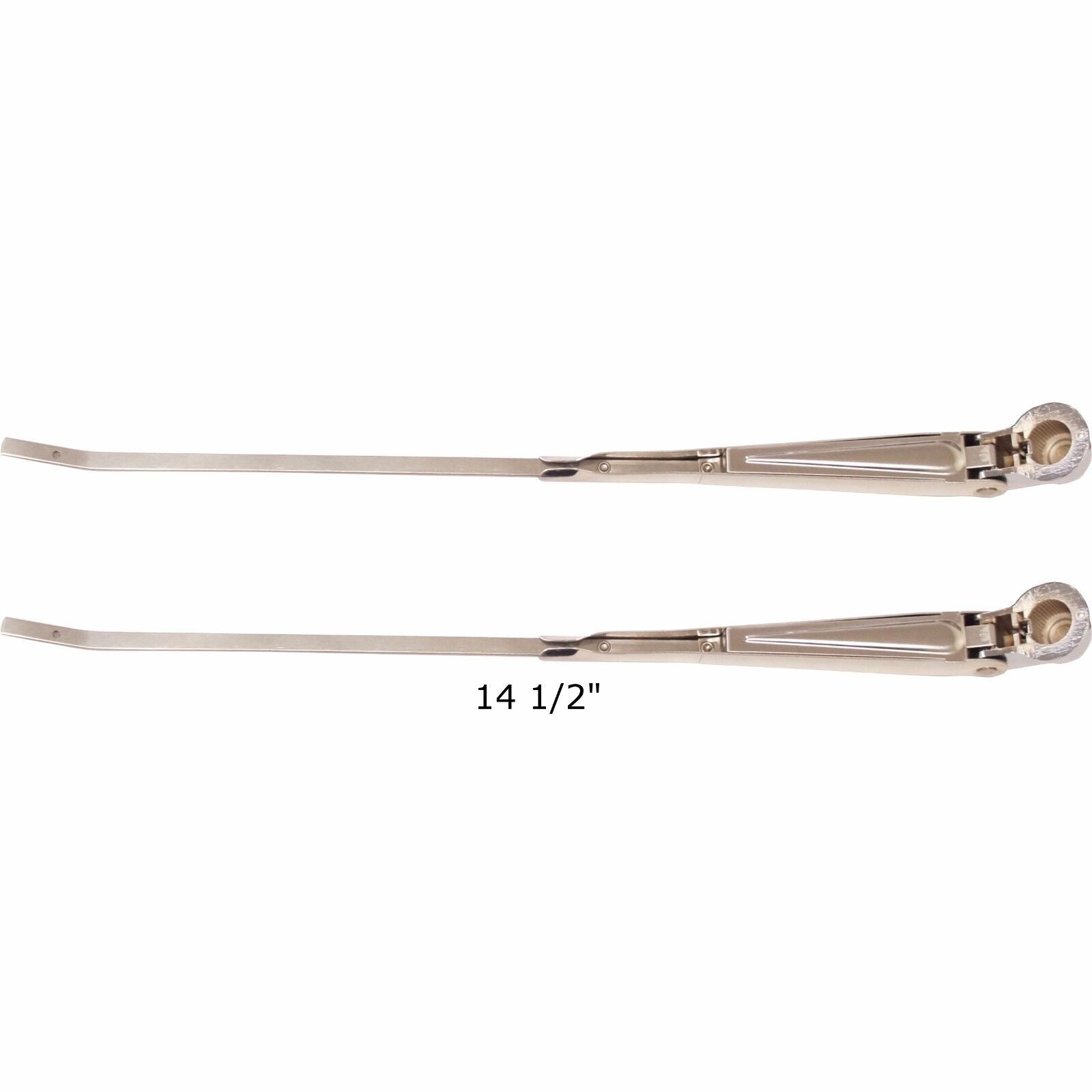 1966 1967 Chevy Impala Stainless Steel Wiper Arms 14 1/2" - Pair / 2 Pieces Dii