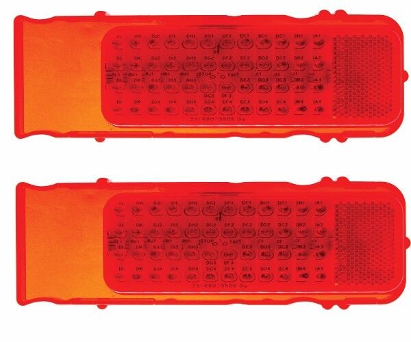 1968 68 Chevy Camaro Tail Lamp Light - Red Lens / 48 LED Lights / Pair / 2 PCS 