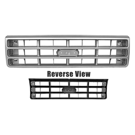 GRILLE SILVER/GRAY 1989-91 FORD TRUCK