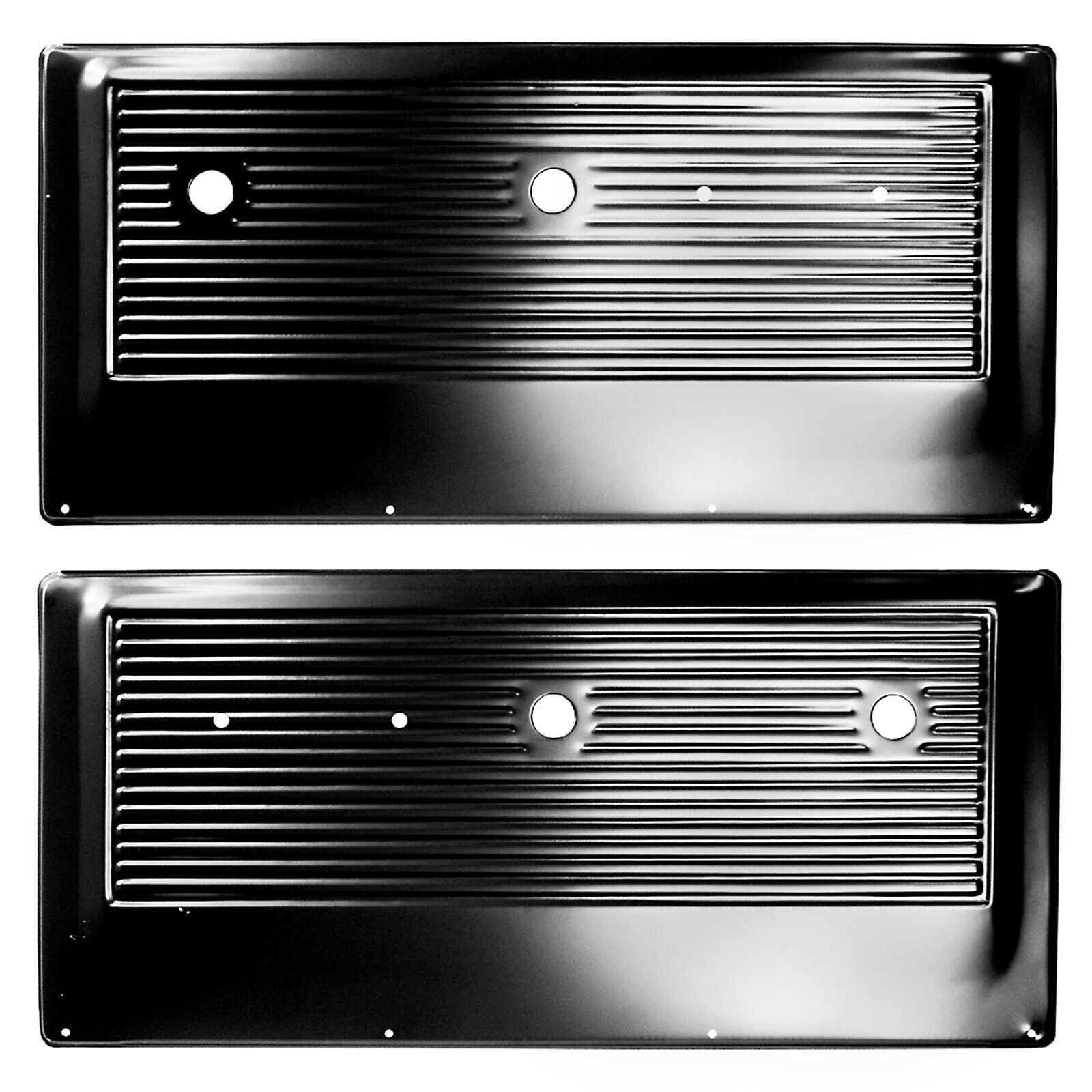 1967~1972 Chevy PU Pickup Truck Inner Door Panel Black Pair Right & Left Side