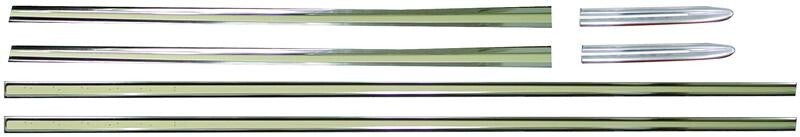 BODY SIDE MOLDING SET 1963 IMPALA 2 DR HT 6 PCS