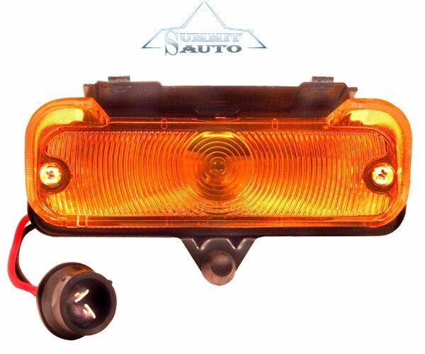 1965 Chevelle El Camino Parking Light Lamp Assembly Amber Lens Left Side