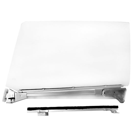 1966~1967 Chevelle Door Window Clear Glass w/Track Coupe & Convertible Left Side