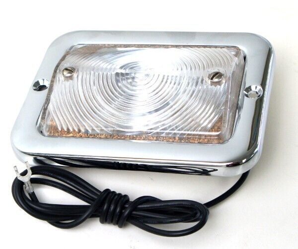 1954 1955 Chevy Pickup PU Truck Parking Park Lamp Light Assembly 6V Clear Lens