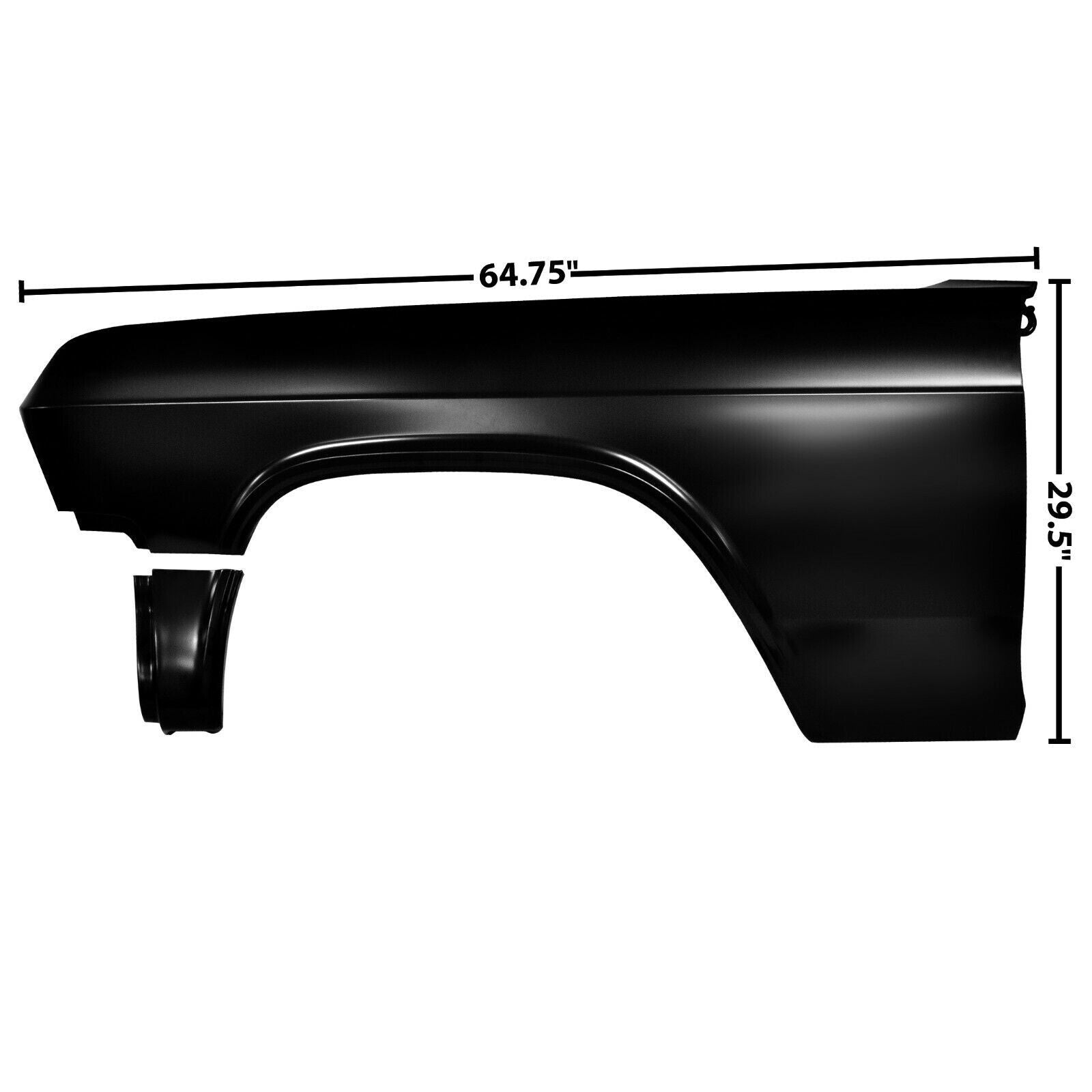 1965 Impala Front Fender Left Driver Side EDP Coated Brand New Dynacorn