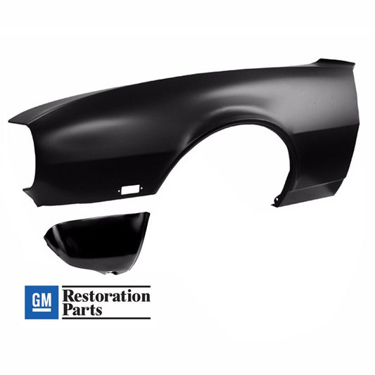 1968 Chevy Camaro GM Fender with Extension Left Driver Side - Rally Sport