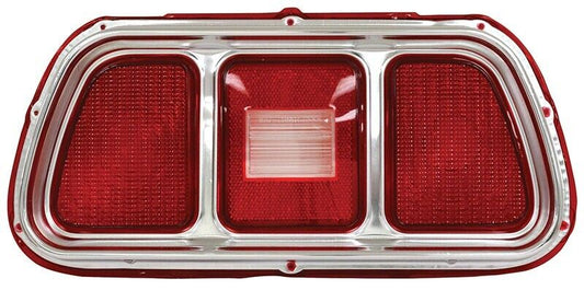 TAIL LAMP LENS  1971-73 MUSTANG FIT =RH-LH