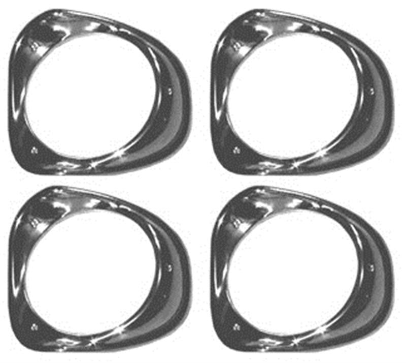 FRONT HEADLAMP BEZEL 1963 CHEVROLET IMPALA 4 PCS SET