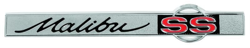 TRUNK LID EMBLEM MALIBU (SS)1965