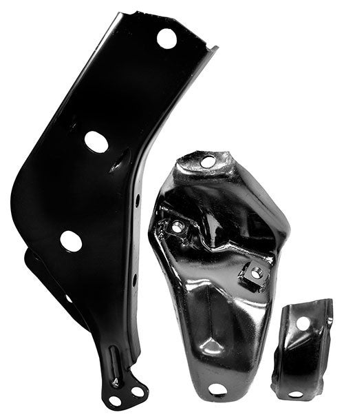 FRONT BUMPER BRACKETSLH DRIVER SIDE 1964 CHEVROLET IMPALA 3PCS
