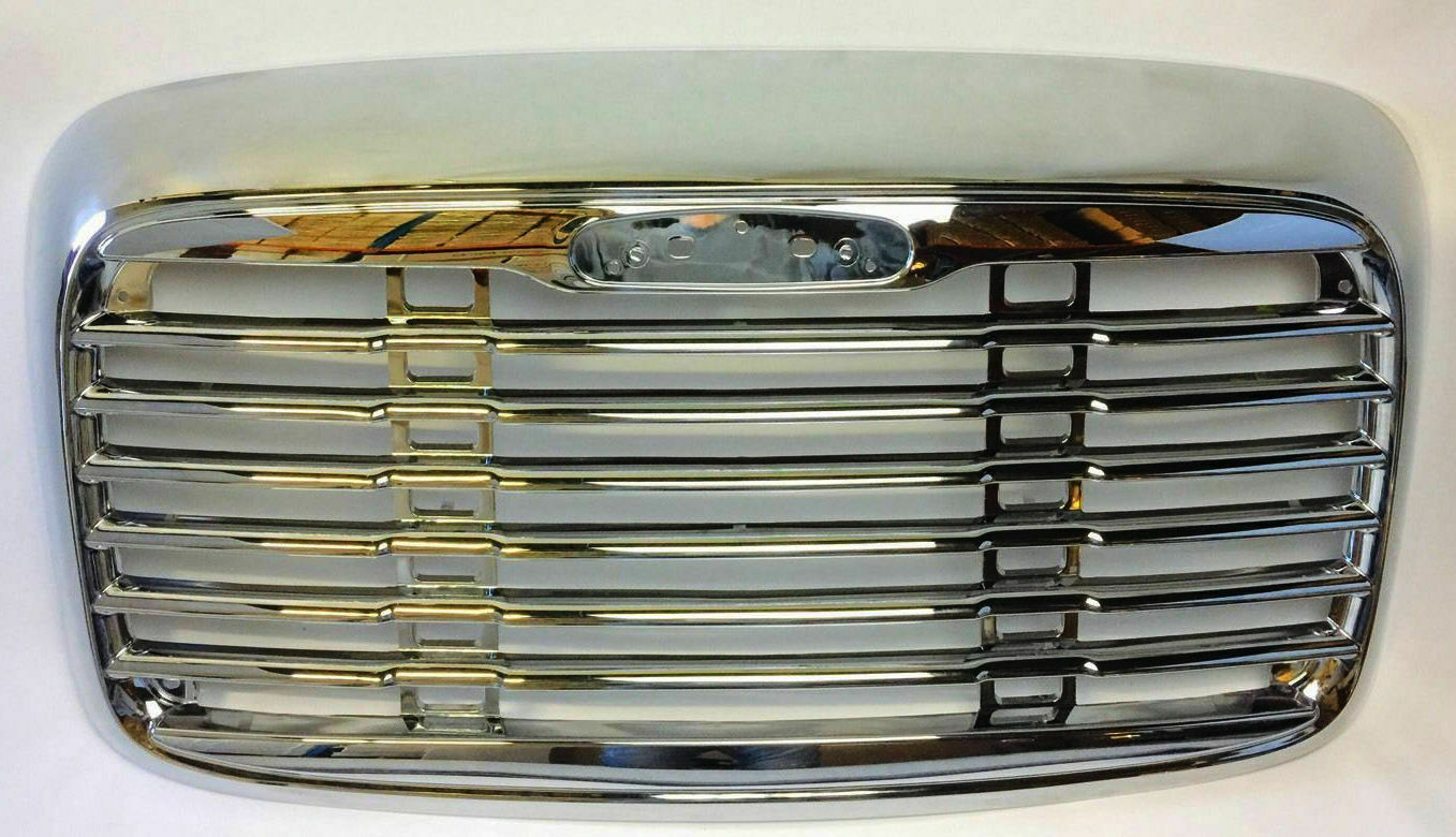 Fits 00 - 08 Freightliner Columbia Front Grille Chrome OE style w/ bug screen