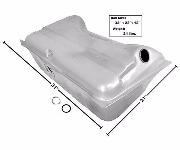 71 72 73 74 75 76 Dart Duster Scamp Valiant Fuel Gas Tank 16 Gallon w/Vent Pipes