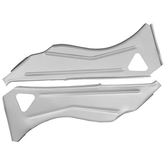 65 66 Mustang Convertible Body Inner Quarter Structure Frame Bracket Braces Pair