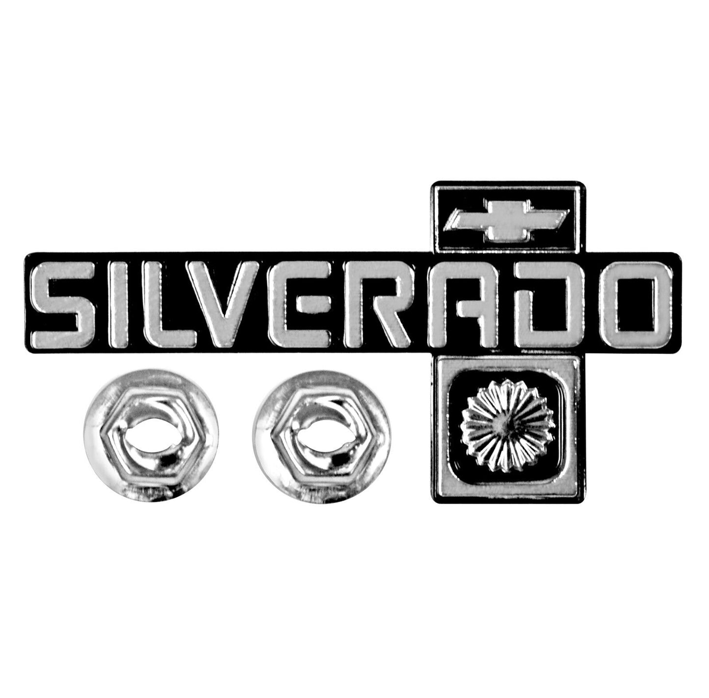 1981 1982 1983 1984 1985 1986 1987 Chevy Pickup Truck Dash Emblem SILVERDO Dii