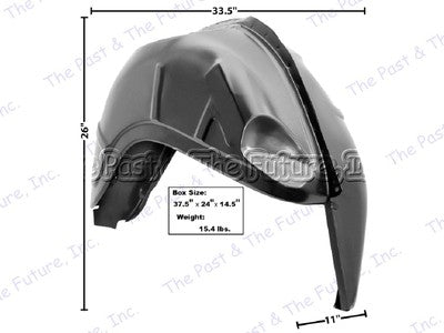 Mustang Complete Wheelhouse - Convertible - Inner & Outer - Right MSWH6768-1R