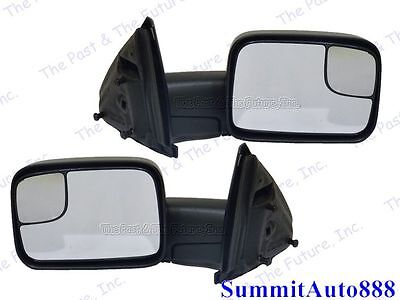 Fit Dodge Ram 1500 2500 3500 Pickup Truck ManualTelescope Towing Door Mirror R&L