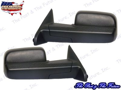 Textured Manual Telescoping Outer Side View Towing Door Mirror R&L DGC49410EL+R