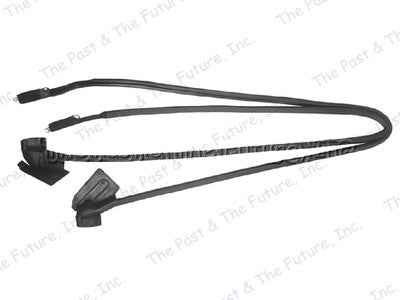 71 72 73 Mustang Door Seal Weather-strip - Pair / 2 PCS MSWE7173-1