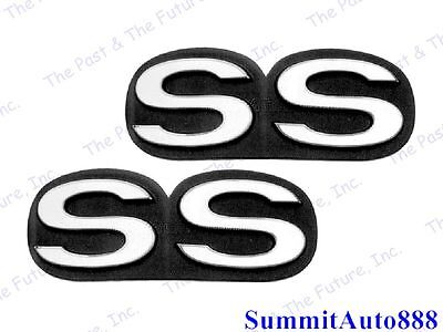 1970 1971 1972 Nova SS Grille Grill Emblem and Rear Emblem  2PCS NOEM7072-1P