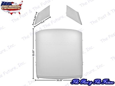 Roof Panel w/ 2 Sail Panels - Weld Through Primer - Coupe 3PCS Set MSRO6468-70