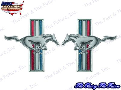 Running Horse Emblem - R&L - Pair / 2 PCS MSEM6466-1P