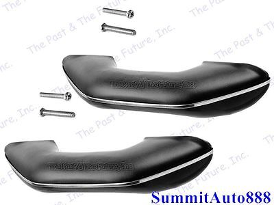 1955~1966 Chevy Pickup PU Truck Door Arm Rest Black Pair Right & Left 2 PCS