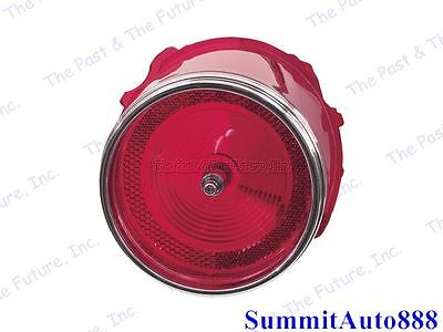 1965 65 Chevy Impala Tail Lamp Light Len Lens w/ Chrome Trim - Red IMTL65-2