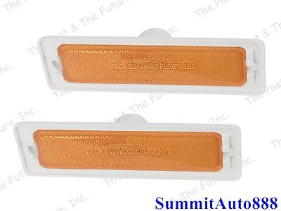 1970 1971 1972 1973 74 Nova Front Side Marker Lamp Lens Light Assembly - Pair