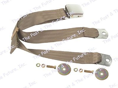 1947~1981 Universal Seat Belt 60"  - Dark Tan CASB4781-14