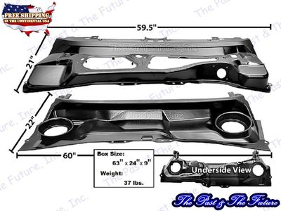 71 72 73 Mustang Upper & Lower Cowl Panel w/o Air Conditioning MSCP7173-1