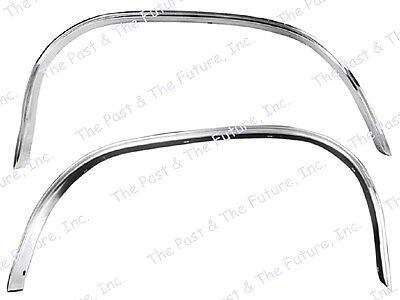 66 Chevy Chevelle Rear Wheel Well Opening Molding Pair CVMG66-2P