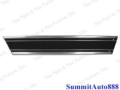 Chevy PU Pickup Truck Rear Lower Bed Molding Short Black Left CPMG6972-6L