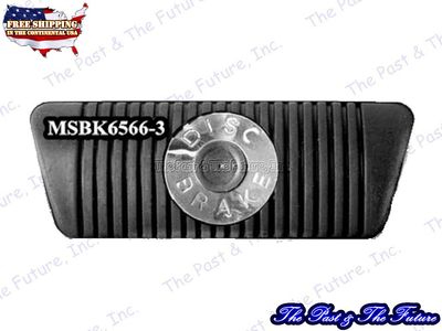 65 66 67 Mustang Brake Pedal Pad Disc - Automatic Transmission A/T MSBK6566-3