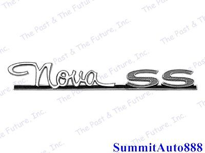 1963 1964 63 64 Chevy Nova Quarter Emblem - SS - 1PC NOEM6364-1